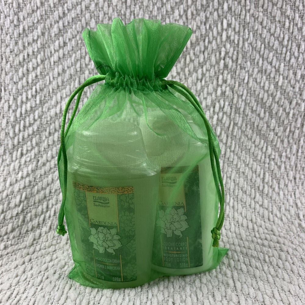 NEW Elariia Gardenia Relaxing Wash Shower Bath‎ Cream & Body Lotion 5.9 Oz Each